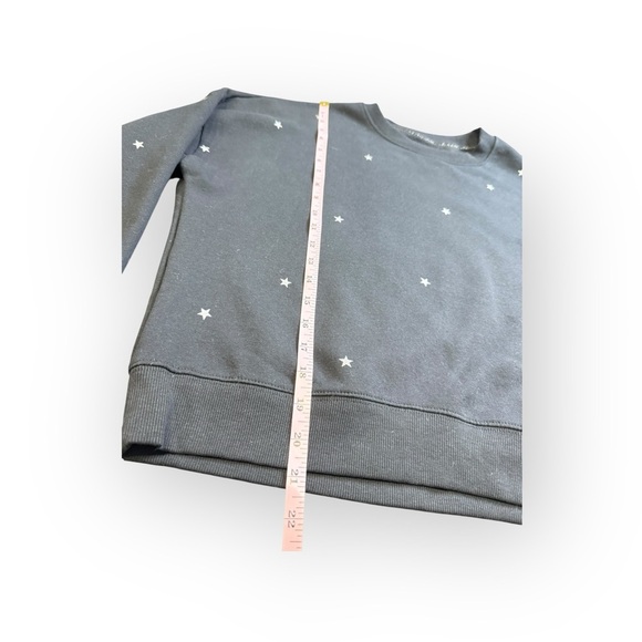 C&C California Men's Gray Crewneck Sweater with Star Accents - Picture 3 of 7